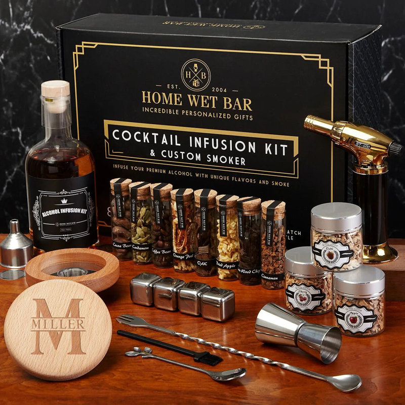 Mercer41 Speakeasy DIY Cocktail Infusion Kit And Whiskey Smoker